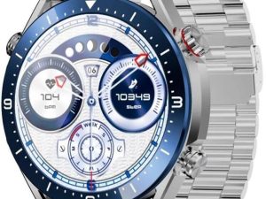 Smartwatch | MAXCOM | Ecowatch EW01 | Silver Blue