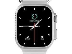 SmartWatch | MAXCOM | Ecowatch EW02 | Prateado | Resistente à Água